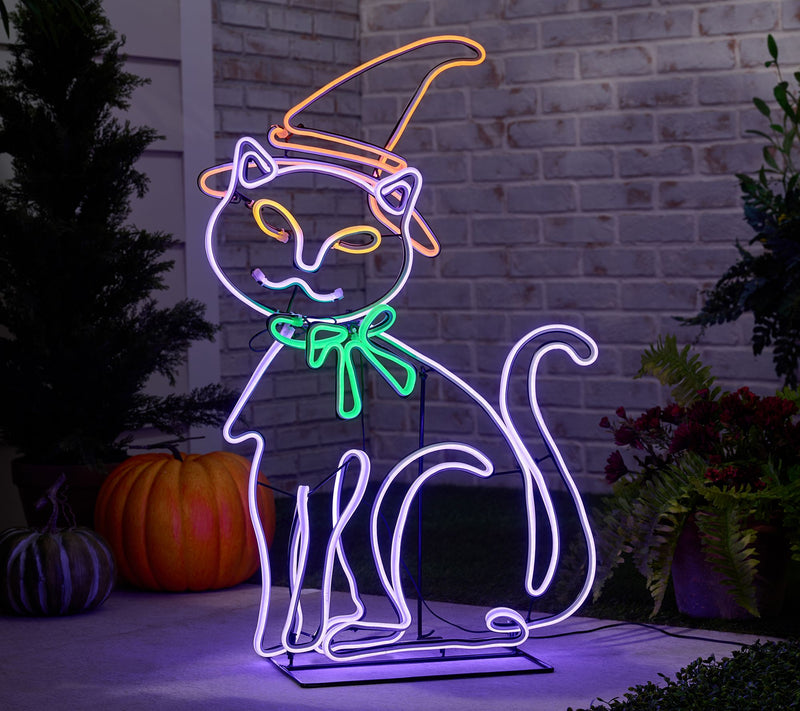 Hay & Harvest Oversized 3D Neon Outdoor Halloween Icons — Main view
