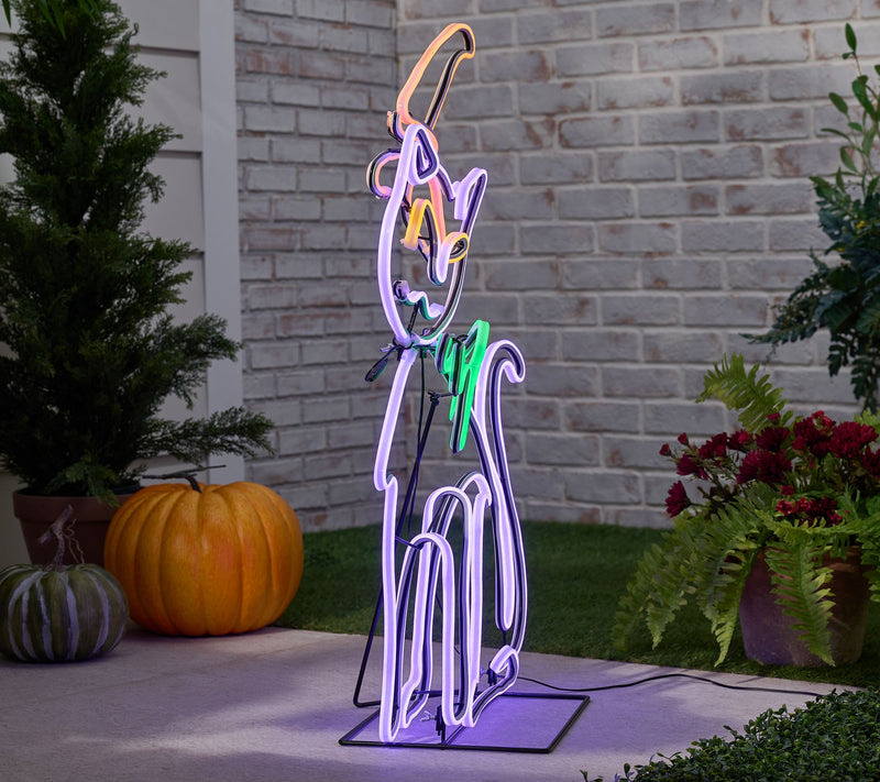 Hay & Harvest Oversized 3D Neon Outdoor Halloween Icons — View 2