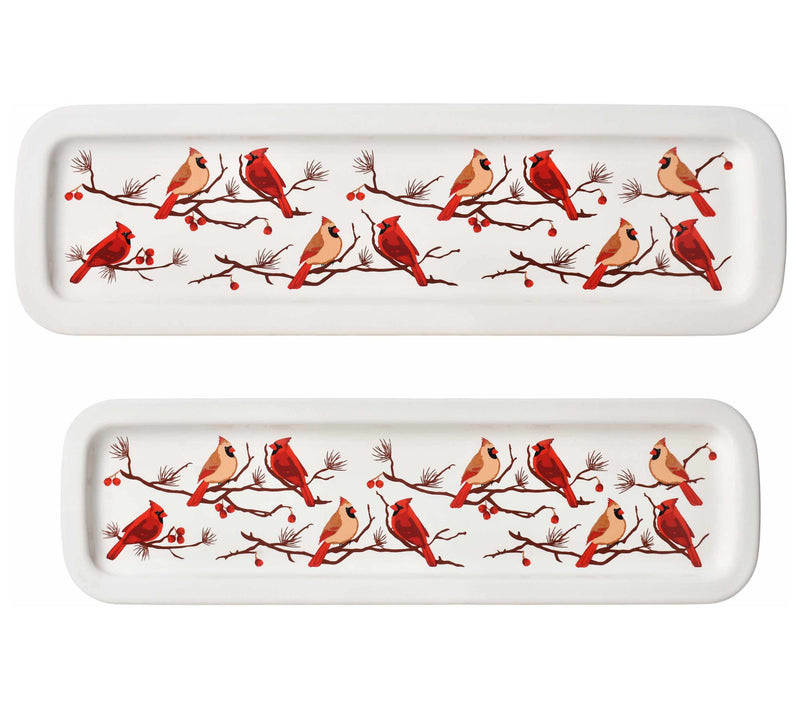 Temp-tations Set of 2 Ceramic Rectangular Platters — Main view