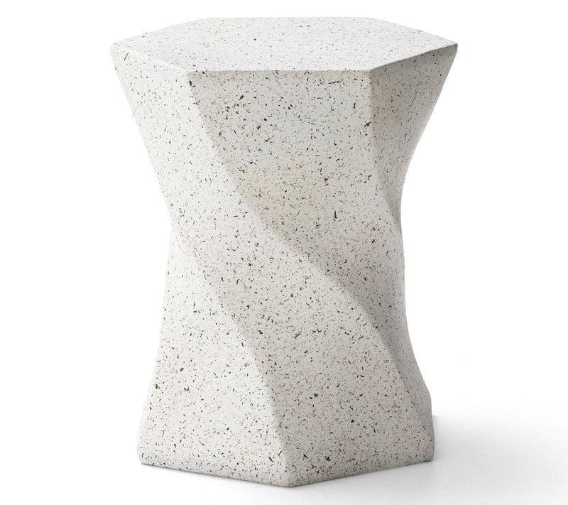 Glitzhome 18" Twist-Style Garden Stool / Table — Main view