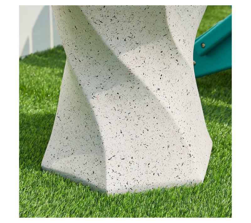 Glitzhome 18" Twist-Style Garden Stool / Table — View 5