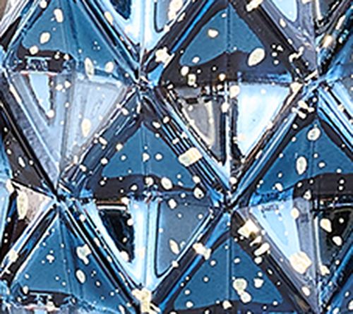 Set of 2 Diamond Glass Illuminated Hurricanes by Valerie — View 3
