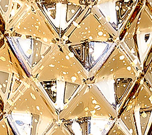 Set of 2 Diamond Glass Illuminated Hurricanes by Valerie — View 9