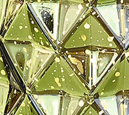 Set of 2 Diamond Glass Illuminated Hurricanes by Valerie — View 5