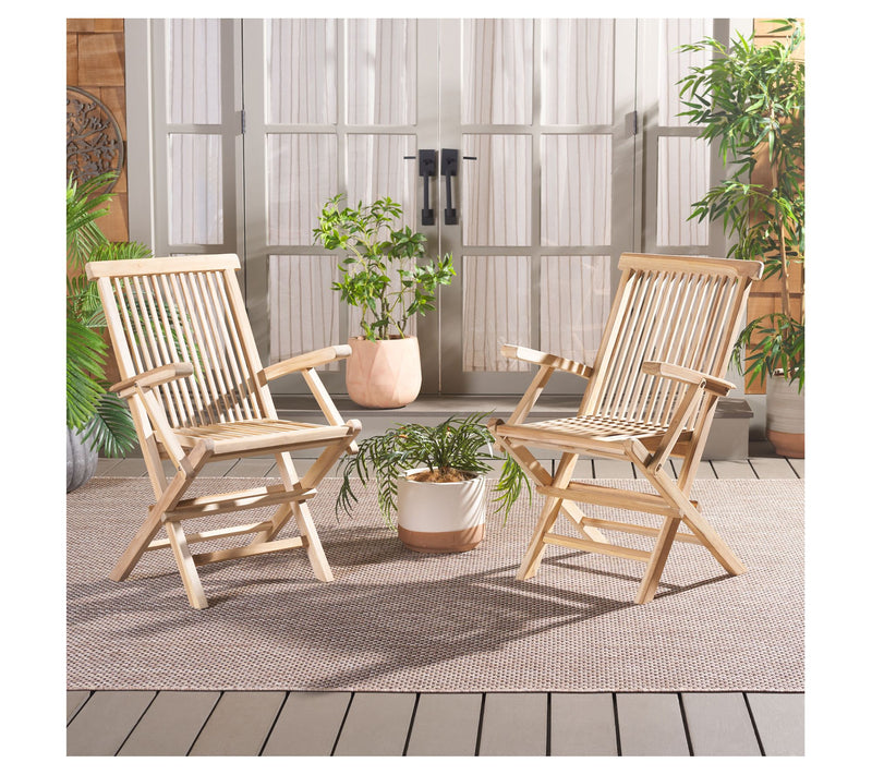 Marcus Teak Folding Arm Chair by Valerie — View 2