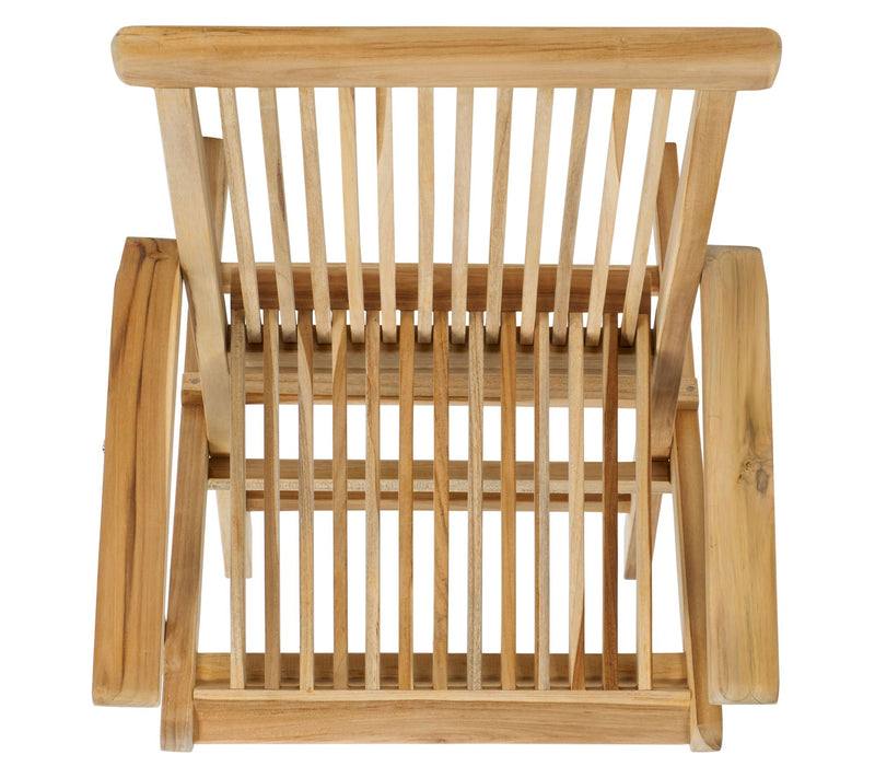 Marcus Teak Folding Arm Chair by Valerie — View 3