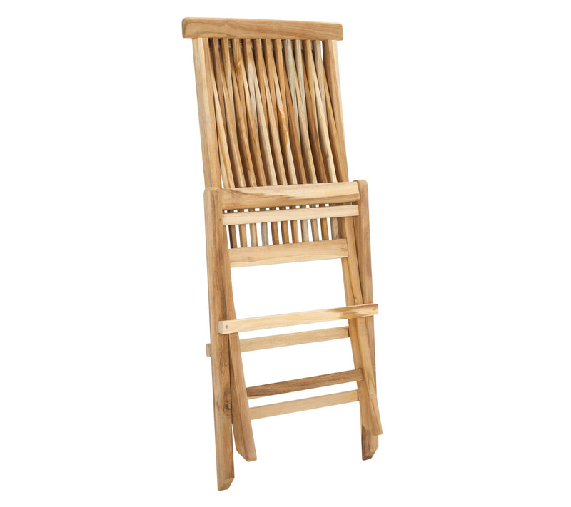 Marcus Teak Folding Chair by Valerie — View 4