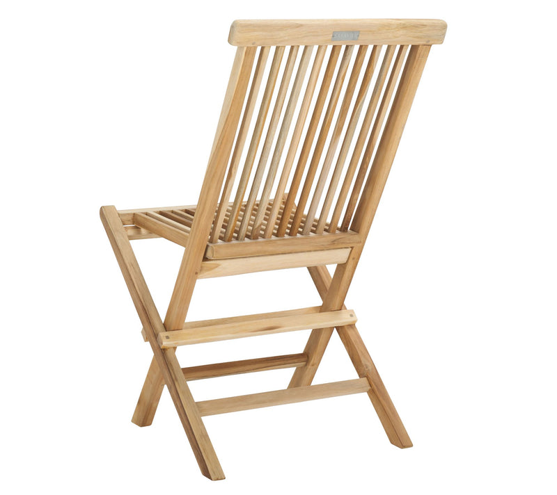 Marcus Teak Folding Chair by Valerie — View 7