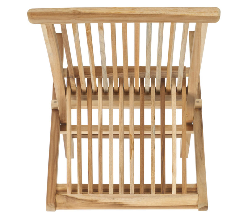 Marcus Teak Folding Chair by Valerie — View 3