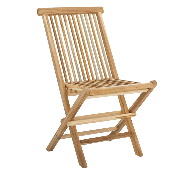 Marcus Teak Folding Chair by Valerie — View 6