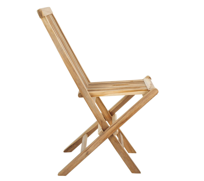 Marcus Teak Folding Chair by Valerie — View 5