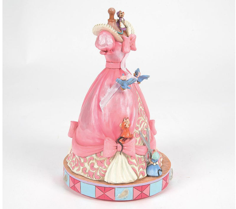 Jim Shore Disney Traditions Cinderellas Pink Dress Figurine 8" — View 2