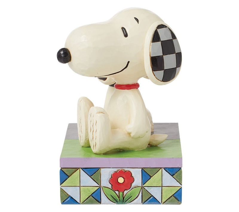 Peanuts by Jim Shore Snoopy 1950s & Today Figurine 5"H — View 2