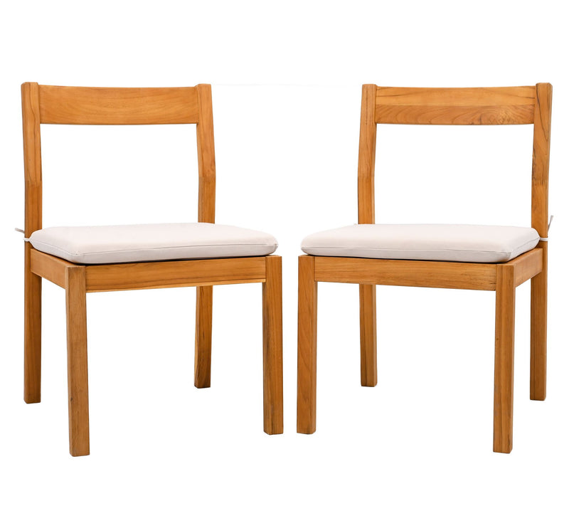 Safavieh Mayaguana Teak Dining Chair — View 10