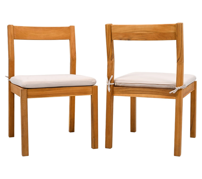 Safavieh Mayaguana Teak Dining Chair — View 4