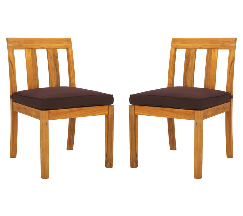 Safavieh Montford Teak Dining Chair — View 11