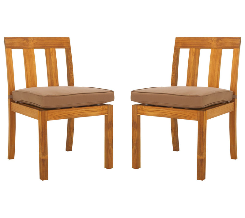 Safavieh Montford Teak Dining Chair — Main view
