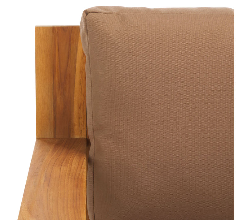 Safavieh Kauai Brazilian Teak Patio Chair — View 6