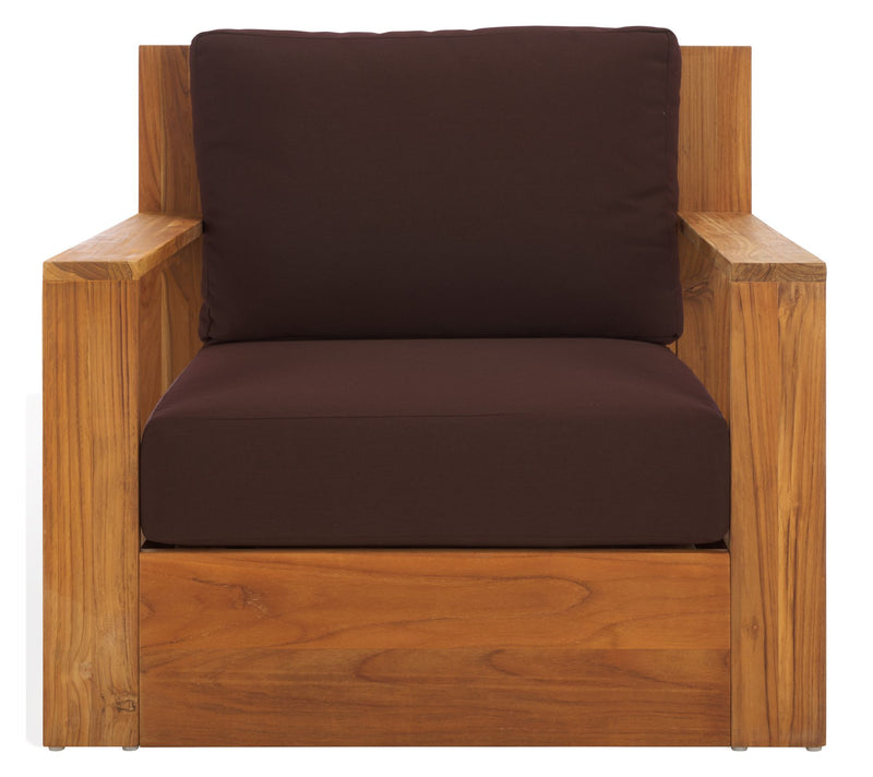 Safavieh Kauai Brazilian Teak Patio Chair — View 10