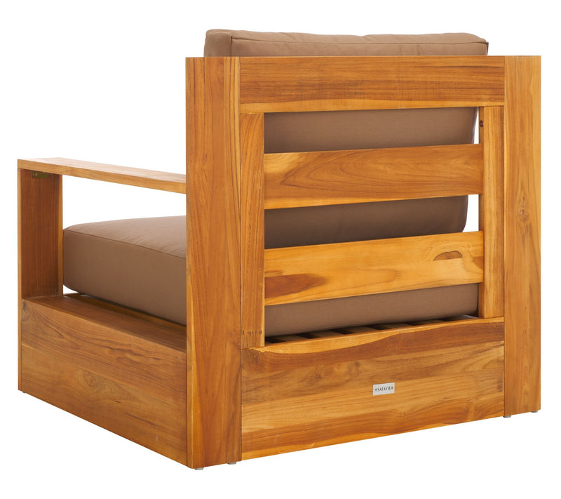 Safavieh Kauai Brazilian Teak Patio Chair — View 5