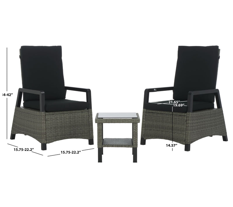 Safavieh Herman Recliner 3 Pc Set — View 9
