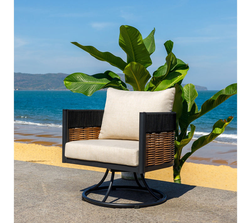 Safavieh Harrison Swivel Chair — View 2