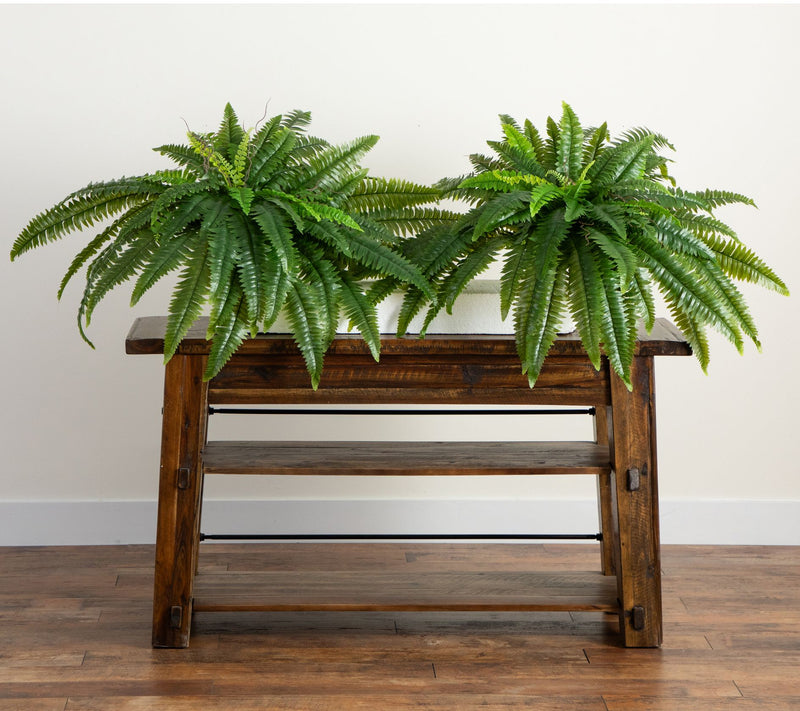 Nearly Natural Set of (2) 48" UV Resistant Boston Fern — View 8