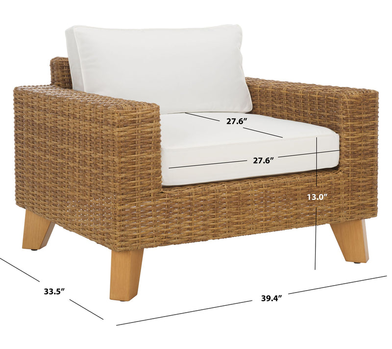 Margarita Wicker Patio Chair by Valerie — View 5