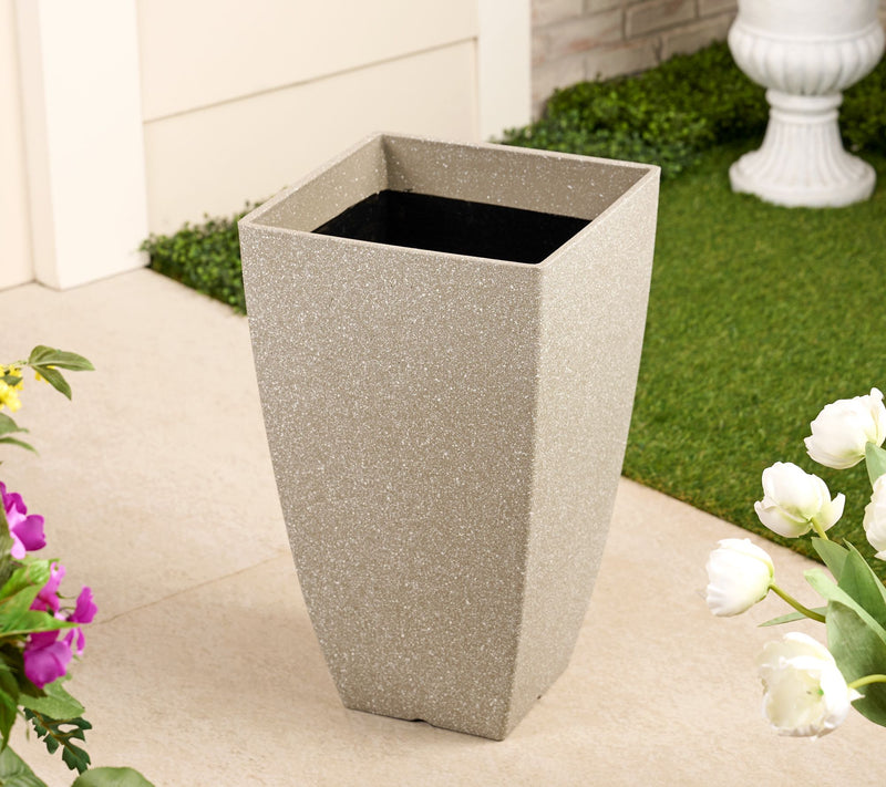 Wicker Park 21" Indoor/Outdoor Tall Planter — View 8