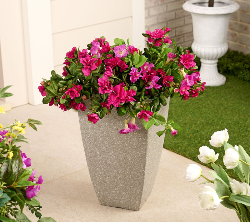 Wicker Park 21" Indoor/Outdoor Tall Planter — View 5