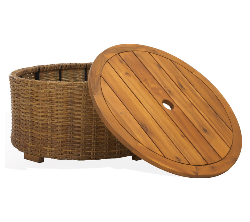 Anguilla Wicker Coffee Table by Valerie — View 6