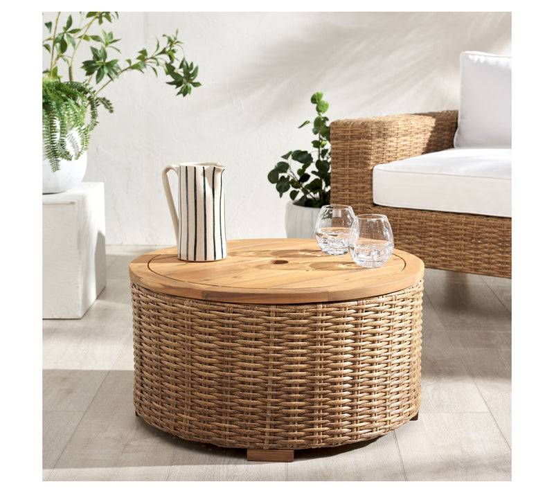 Anguilla Wicker Coffee Table by Valerie — View 3