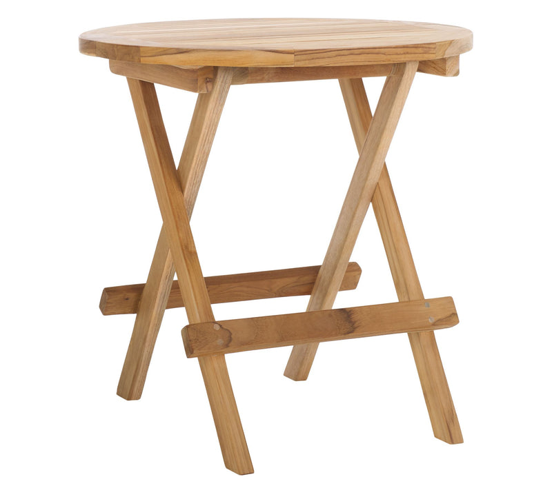 Rory Teak Folding Round Table by Valerie — Main view