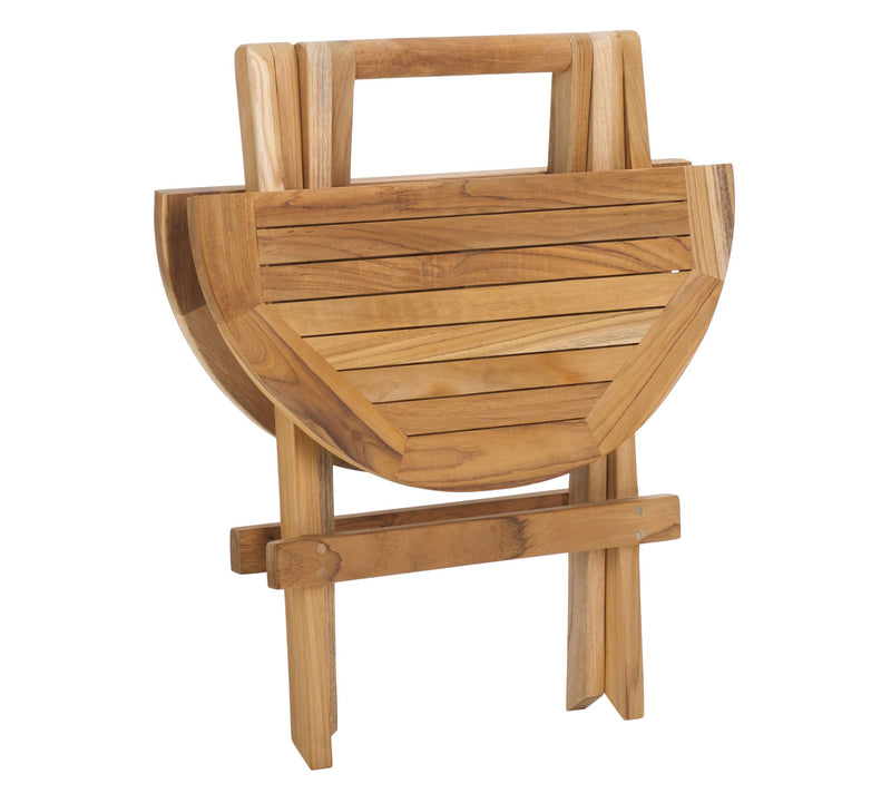 Rory Teak Folding Round Table by Valerie — View 7