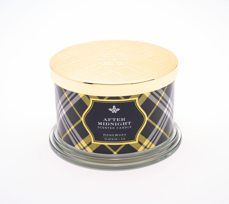 HomeWorx by Slatkin + Co. S/2 18oz After Midnight Candles — View 2