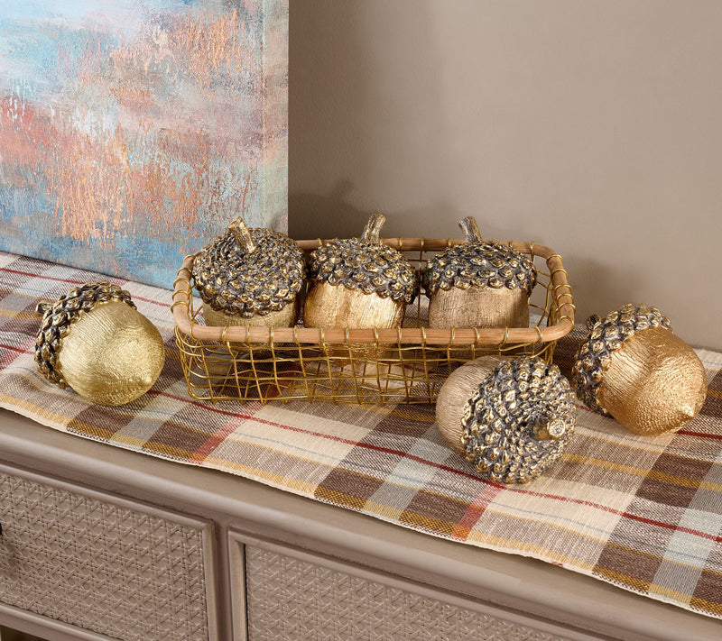 Set of 6 4.5" Acorns by Valerie — View 4