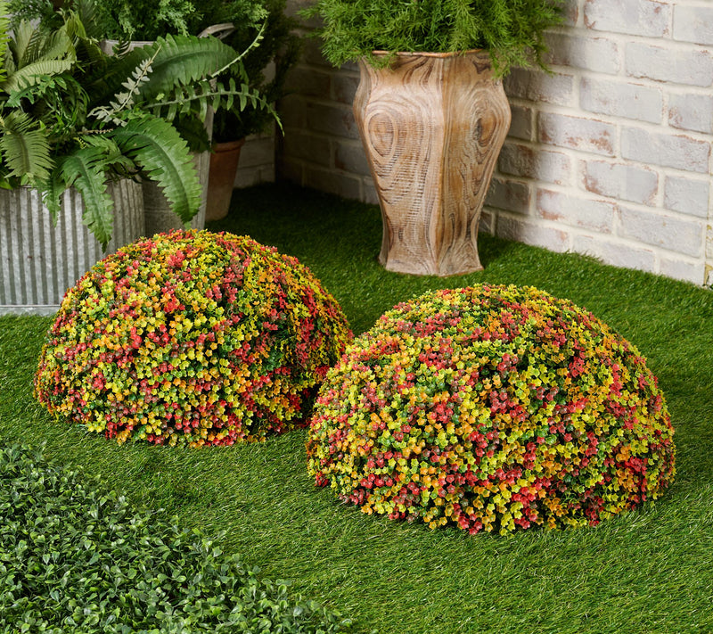Wicker Park Oversized Indoor/Outdoor Faux Floral Sphere — View 18