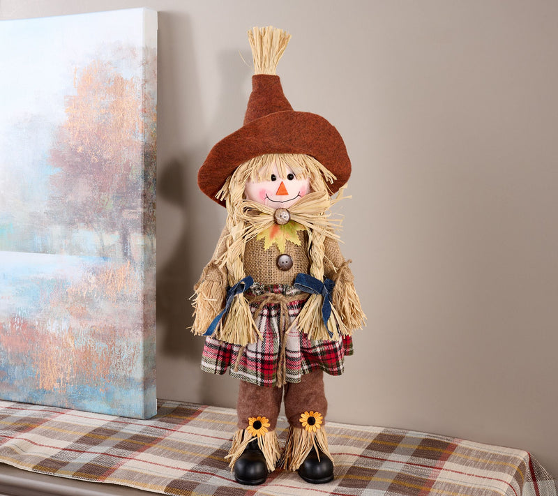 Boy or Girl Scarecrow Figure by Valerie — Main view