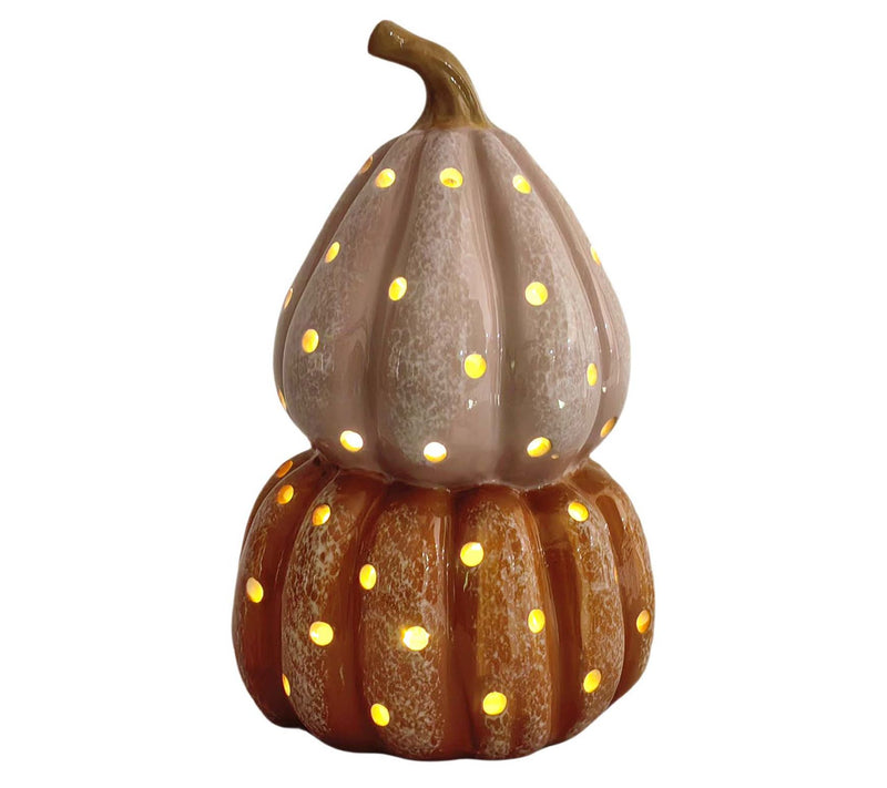 Temp-tations Seasonal Ceramic Illuminated Table Decor — View 4