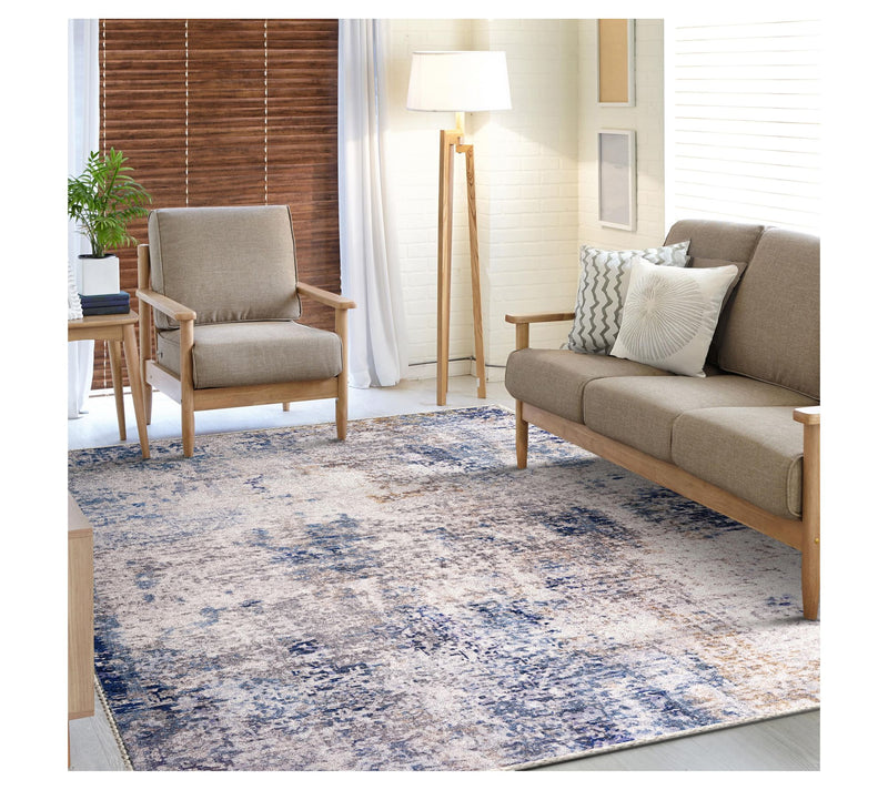Sorbus 8x10 Area Rug, Machine Washable, Non-Slip, Vintage Rug — View 12