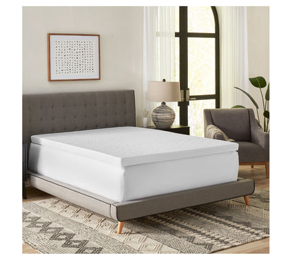 Bodipedic 3" Gel Memory Foam Mattress Topper with Cover, Queen
