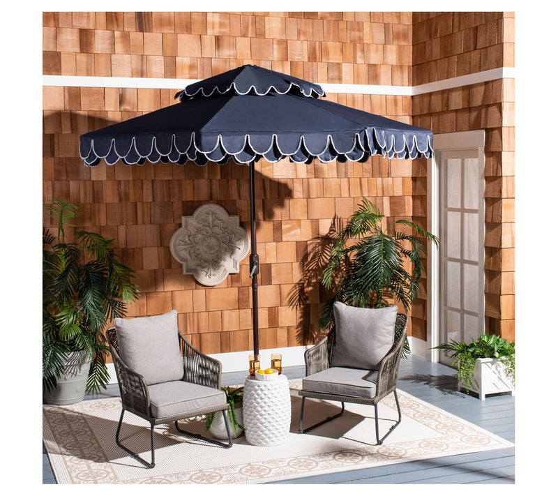 Elegant Valance 9' Double Top Umbrellaby Valerie — View 2