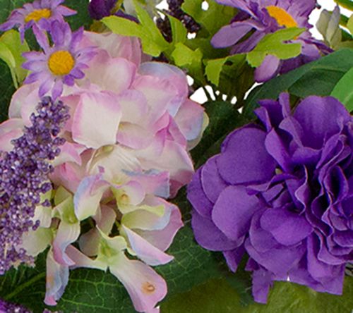 Northlight Hydrangea and Foliage Spring Floral Twig Wreath — View 6