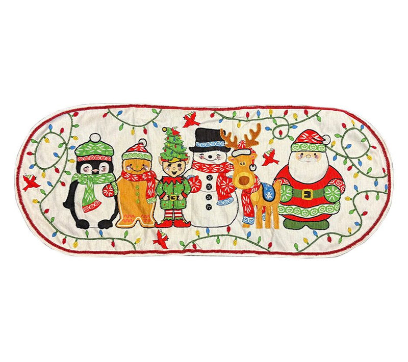 Temp-tations Holiday 13"x35" Table Runner with Beaded Embellishments — Main view