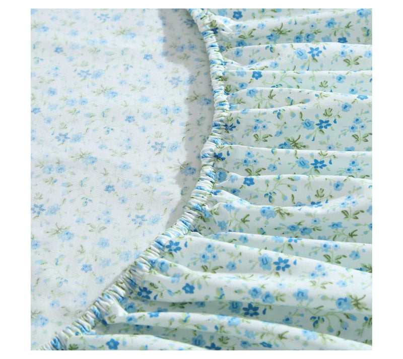 Laura Ashley Evie Blue Full Sheet Set — View 6