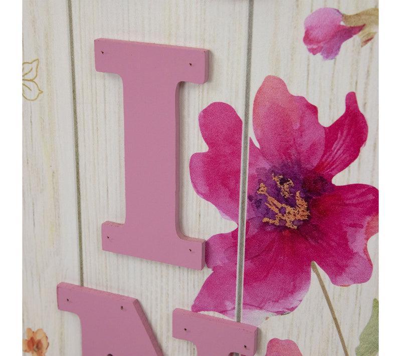 Northlight 40" Spring Floral Porch Board Sign Decoration — View 4