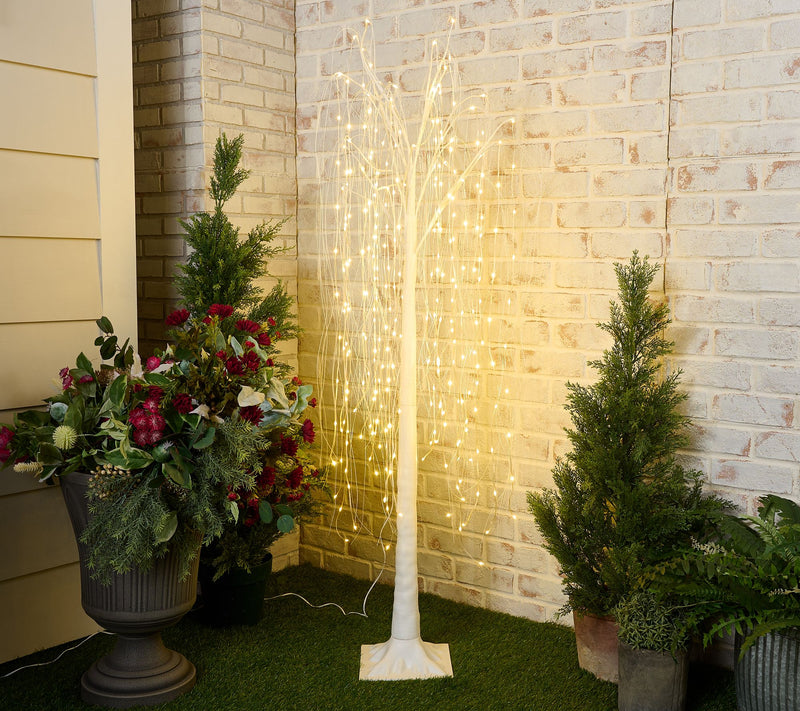 Bethlehem Lights 5' Color Flip Indoor/Outdoor Willow Tree — View 4