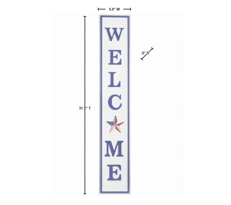 Patriotic Welcome Sign  by Valerie — View 6
