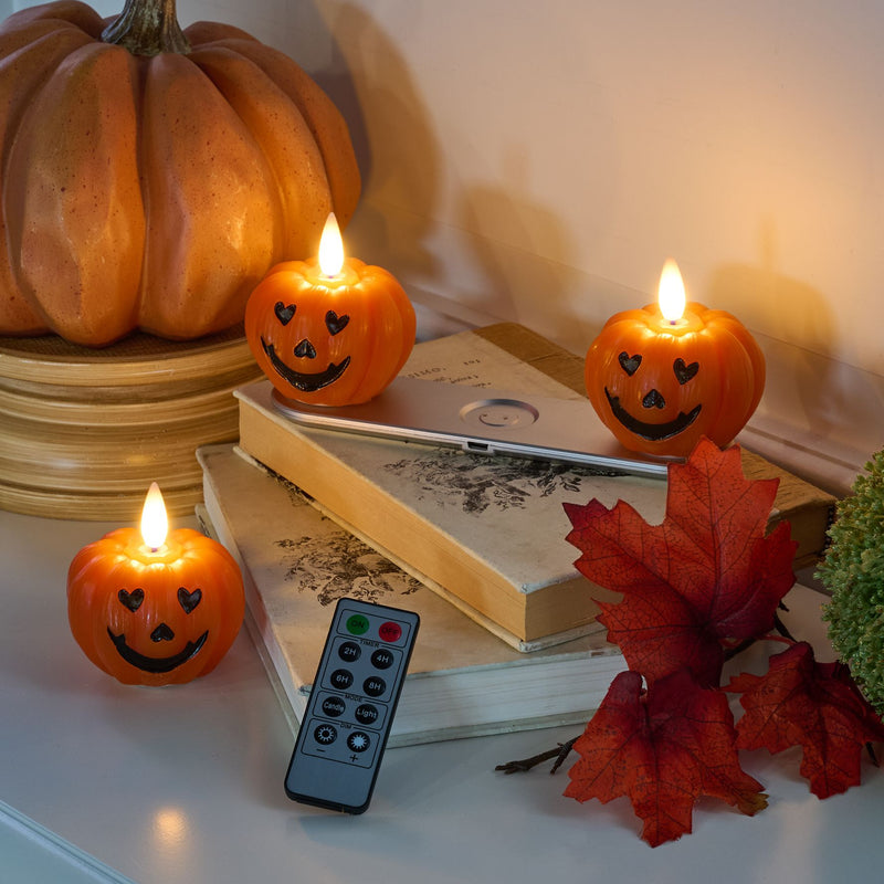 Home Bliss S/3 Flameless Rechargeable Halloween Tealights — View 5