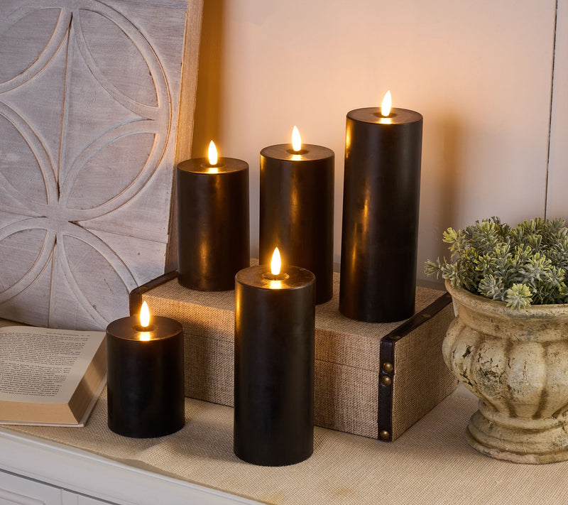 Home Reflections 5-pc Flameless Pillar Candles with Gift Box — View 17